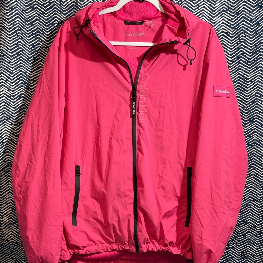 Calvin Klein Vibrant Pink Windbreaker
